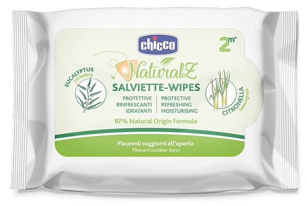 CHICCO ZANZA SALVIETTE NATURALE 20 PEZZI - Farmacia De Pasquale