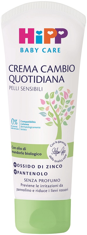 HIPP BABY CARE CREMA CAMBIO QUOTIDIANA PELLI SENSIBILI 75 ML - Farmacia De Pasquale