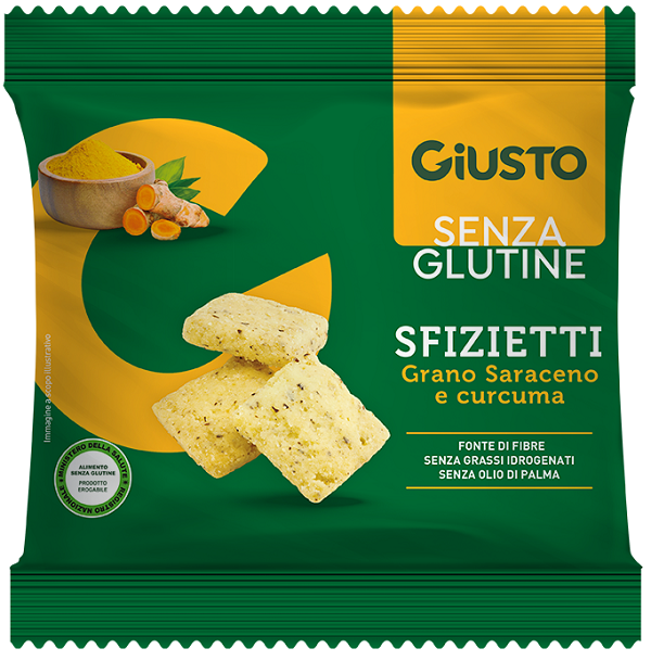 GIUSTO SENZA GLUTINE SFIZIETTI GRANO SARACENO 40 G - Farmacia De Pasquale