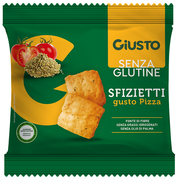 GIUSTO SENZA GLUTINE SFIZIETTI PIZZA 40 G - Farmacia De Pasquale