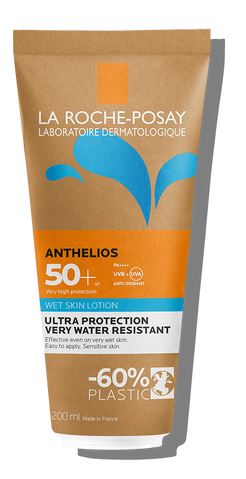 ANTHELIOS GEL PELLE BAGNATA 50+ 200 ML NUOVO PAPERPACK - Farmacia De Pasquale