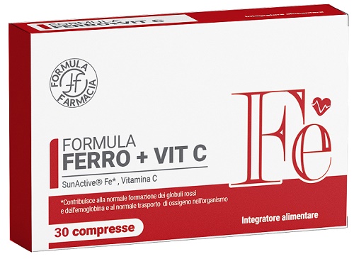 FORMULA FERRO + VITAMINA C 30 COMPRESSE - Farmacia De Pasquale