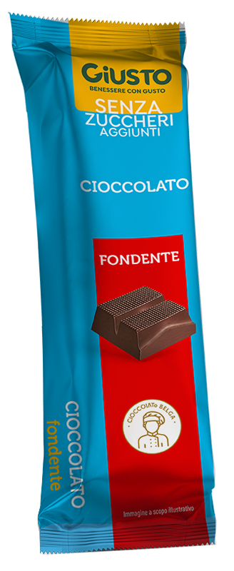 GIUSTO SENZA ZUCCHERO BARRETTA CIOCCOLATO FONDENTE 42 G - Farmacia De Pasquale
