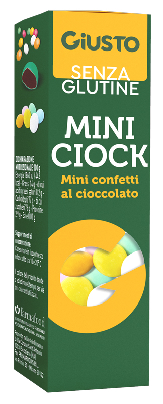 GIUSTO SENZA GLUTINE MINI CIOCK 40 G - Farmacia De Pasquale