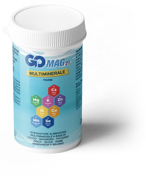 GOMAG21 150 G MULTIMINERALE SENZA GLUTINE SENZA LATTOSIO CON EDULCORANTI - Farmacia De Pasquale