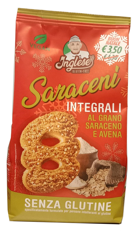 INGLESE BISCOTTI SARACENI CHRISTMAS 300 G - Farmacia De Pasquale