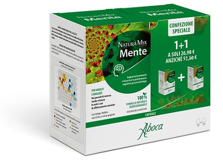 NATURA MIX ADVANCED MENTE CONFEZIONE SPECIALE 50 CAPSULE + 50 CAPSULE - Farmacia De Pasquale