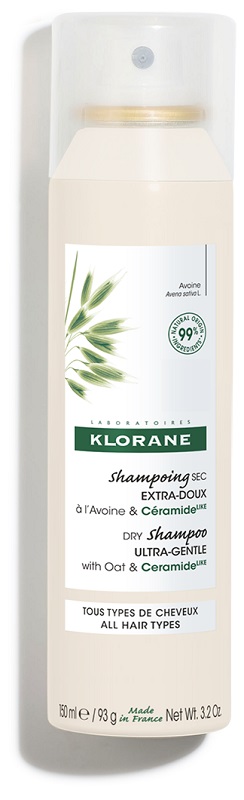 KLORANE SHAMPOO SECCO EXTRA DELICATO AVENA&CERAMIDE TUTTI I TIPI DI CAPELLI SPRAY 150 ML - Farmacia De Pasquale