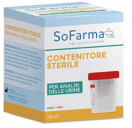 CONTENITORE URINA IN POLIPROPILENE DA 120 ML SOFARMAPIU' - Farmacia De Pasquale