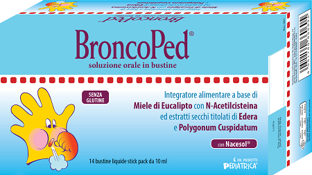 BRONCOPED SOLUZIONE ORALE 14 BUSTINE STICK PACK DA 10 ML - Farmacia De Pasquale