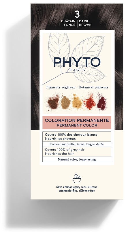COLOR KIT 3 CASTANO SCURO LATTE RIVELATORE 50 ML + CREMA COLORANTE 50 ML + MASCHERA PROTETTIVA COLORE 12 ML + GUANTI - Farmacia De Pasquale