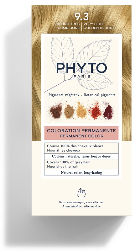 COLOR KIT 9,3 BIONDO CHIARISSIMO DORATO LATTE RIVELATORE 50 ML + CREMA COLORANTE 50 ML + MASCHERA PROTETTIVA COLORE 12 ML + GUANTI - Farmacia De Pasquale