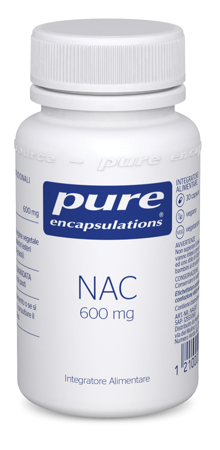 PURE ENCAPSULATIONS NAC 600MG - Farmacia De Pasquale