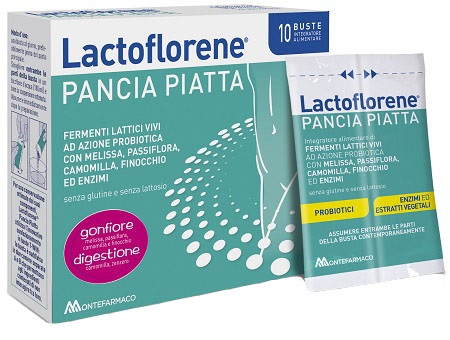 LACTOFLORENE PANCIA PIATTA 10 BUSTINE - Farmacia De Pasquale