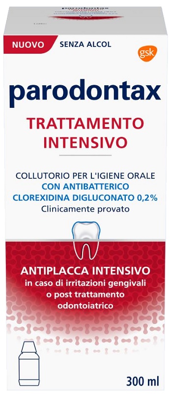 PARODONTAX TRATTAMENTO INTENSIVO CLOREXIDINA 0,2% - Farmacia De Pasquale