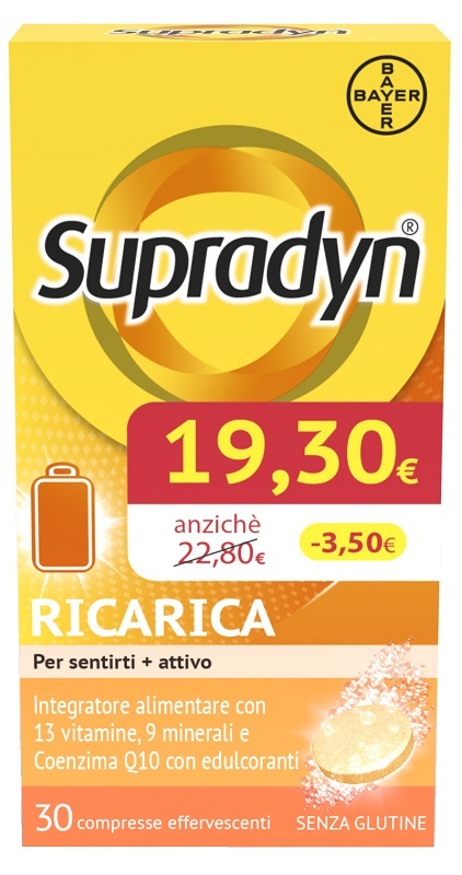 SUPRADYN RICARICA 30 COMPRESSE EFFERVESCENTI PROMO - Farmacia De Pasquale