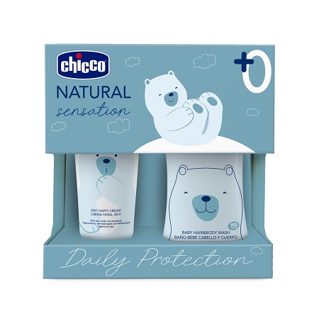CHICCO NATURAL SENSATION SET BAGNOSHAMPOO+PASTA LENITIVA - Farmacia De Pasquale