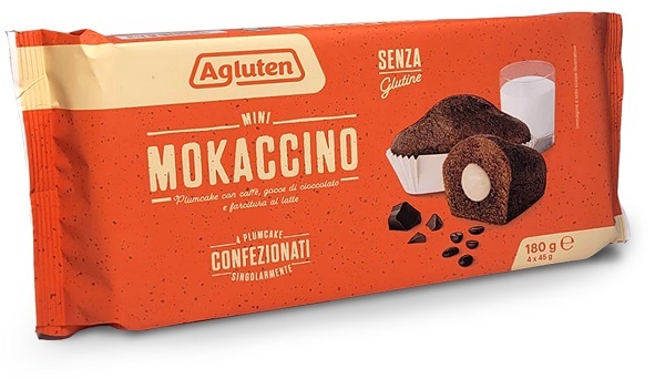 AGLUTEN MINI MOKACCINO 4 X 45 G - Farmacia De Pasquale
