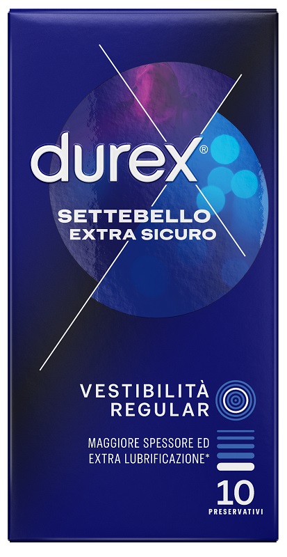 PROFILATTICO DUREX SETTEBELLO EXTRA SICURO 10 PEZZI - Farmacia De Pasquale
