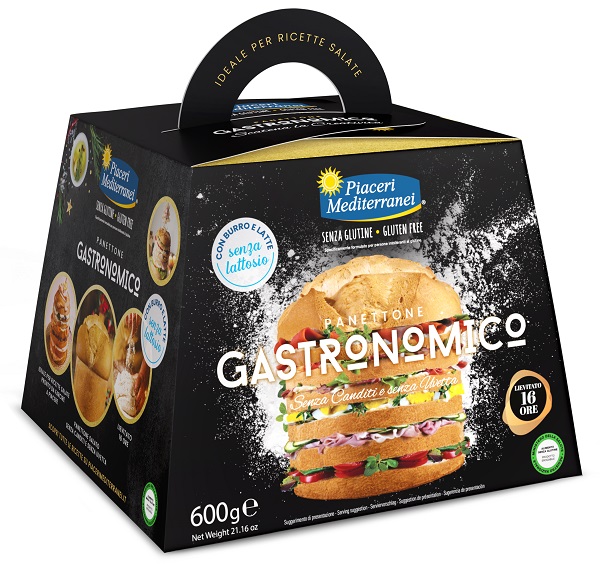 PIACERI MEDITERRANEI PANETTONE GASTRONOMICO 600 G - Farmacia De Pasquale