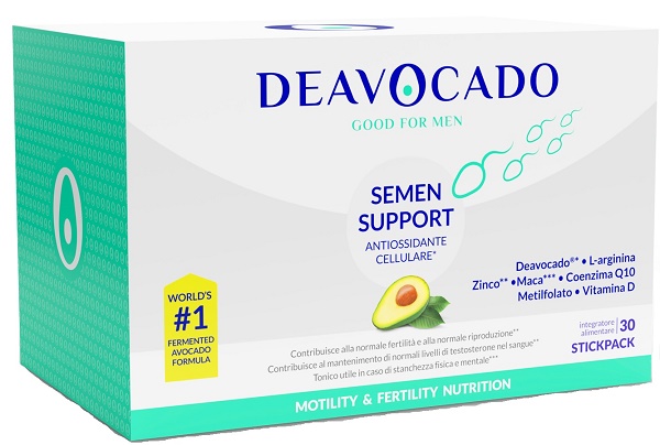 DEAVOCADO SEMEN SUPPORT UOMO 30 STICKPACK - Farmacia De Pasquale