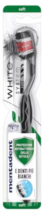 MENTADENT SPAZZOLINO WHITE SYSTEM CARBONE - Farmacia De Pasquale