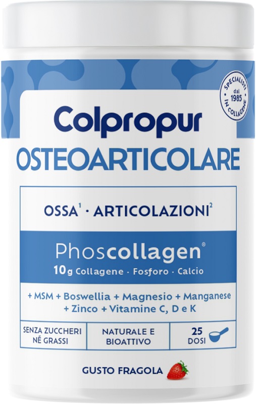 COLPROPUR POSH COLLAGENE OSTEOARTICOLARE FRAGOLA COLPROPUR 340 G - Farmacia De Pasquale