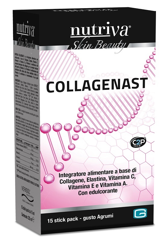 NUTRIVA COLLAGENAST 15 STICK PACK 15 ML - Farmacia De Pasquale