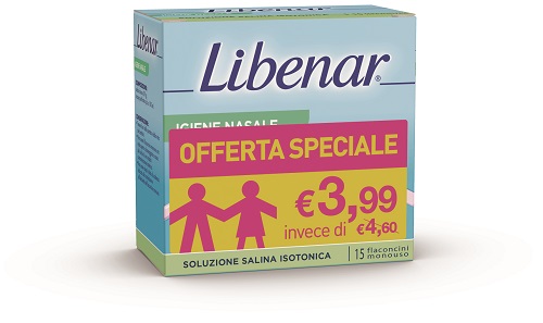 SOLUZIONE ISOTONICA LIBENAR 15 FLACONCINI DA 5 ML TAGLIO PREZZO - Farmacia De Pasquale