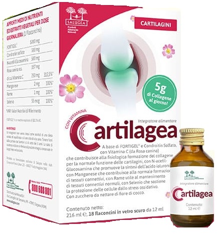 CARTILAGEA SALUGEA 18 FLACONCINI DA 12 ML - Farmacia De Pasquale