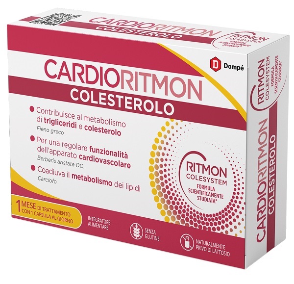 CARDIORITMON COLESTEROLO 30 CAPSULE - Farmacia De Pasquale