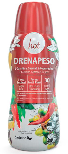 DRENAPESO HOT 600 ML - Farmacia De Pasquale