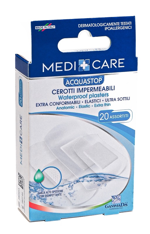 CEROTTO MEDICARE ANTIACQUA ASSORTITI 20 PEZZI - Farmacia De Pasquale