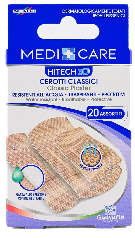 CEROTTO MEDICARE CLASSICI 3D ASSORTITI 20 PEZZI - Farmacia De Pasquale