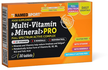 MULTI-VITAMIN&MINERAL PRO 30 COMPRESSE - Farmacia De Pasquale