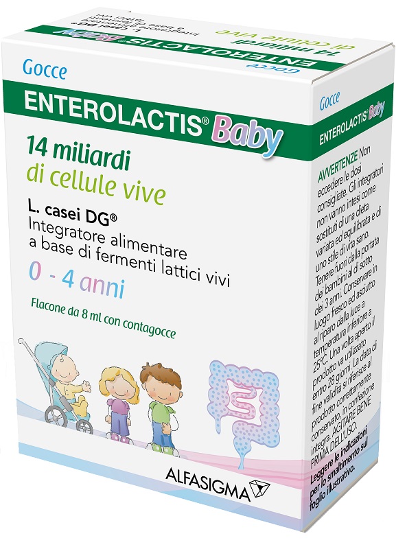 ENTEROLACTIS BABY 0-4 GOCCE 8 ML - Farmacia De Pasquale