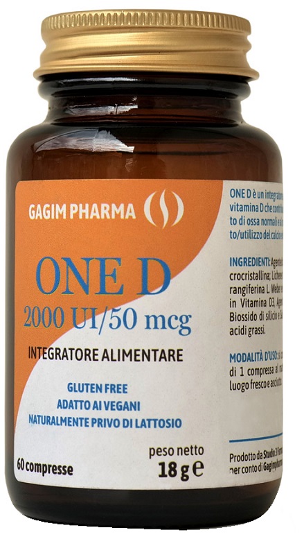 ONE D 60 COMPRESSE SENZA GLUTINE NATURALMENTE PRIVO DI LATTOSIO - Farmacia De Pasquale