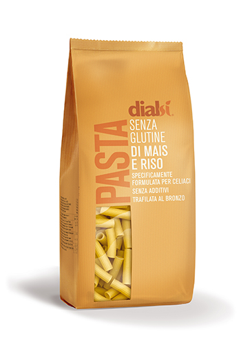 DIALSI' PASTA SENZA GLUTINE DI RISO E MAIS MACCHERONI MB 35 800 G - Farmacia De Pasquale