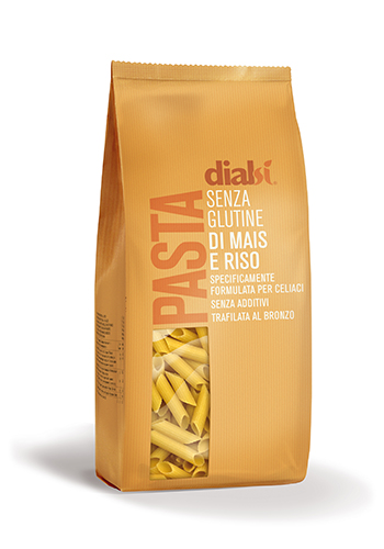 DIALSI' PASTA SENZA GLUTINE DI RISO E MAIS PENNE 34 800 G - Farmacia De Pasquale