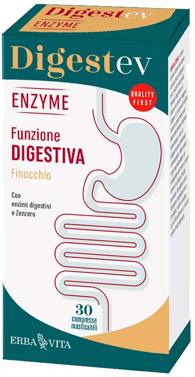 DIGEST EV ENZYME 30 COMPRESSE - Farmacia De Pasquale