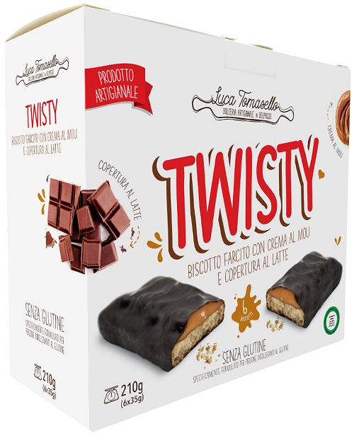 TWISTY BISCOTTO CON CREMA MOU RB SENZA GLUTINE 210 G - Farmacia De Pasquale