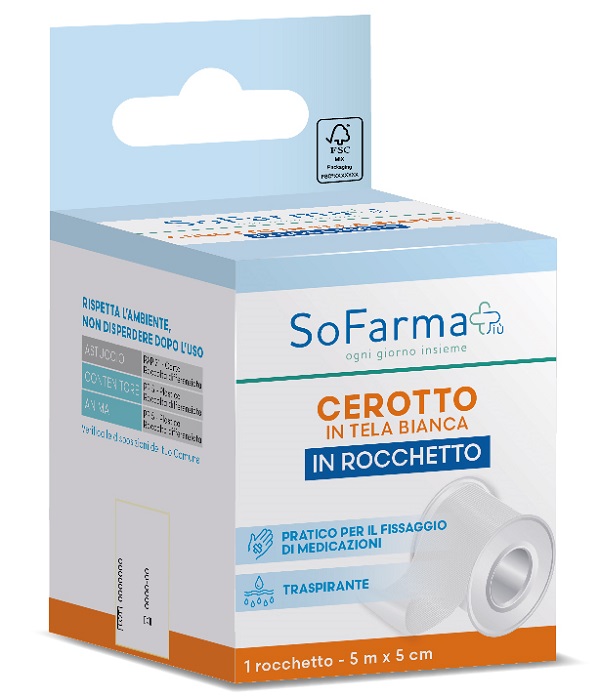 ROCCHETTO TELA M 5X5 CM SOFARMAPIU' - Farmacia De Pasquale
