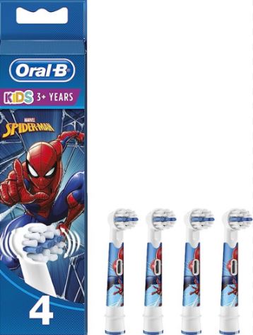 ORALB POWER REFILL EB10 SPIDERMAN 4 PEZZI - Farmacia De Pasquale