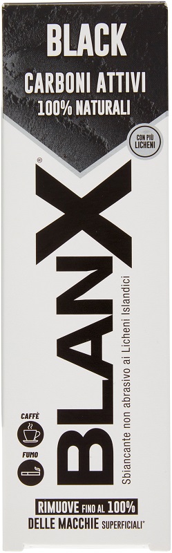 BLANX BLACK CARBONE DENTIFRICIO 75 ML - Farmacia De Pasquale