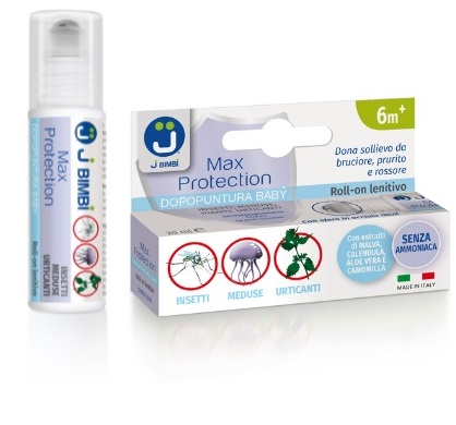 J BIMBI MAX PROTECTION ROLL ON LENITIVO BABY SENZA AMMONIACA - Farmacia De Pasquale