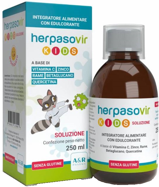 HERPASOVIR KIDS SOLUZIONE RT 250 ML - Farmacia De Pasquale