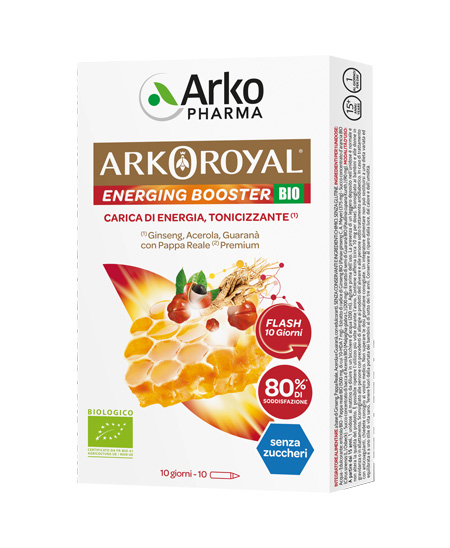 ARKOROYAL ENERGING BOOSTER BIO 10 FLACONCINI - Farmacia De Pasquale