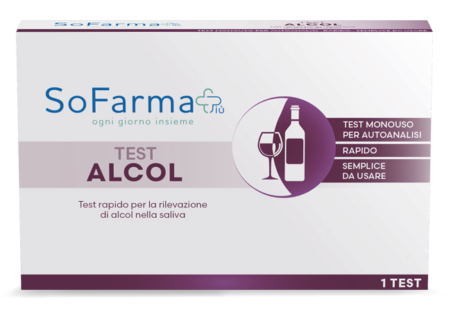 TEST AUTODIAGNOSTICO RAPIDO ALCOL SOFARMAPIU' - Farmacia De Pasquale