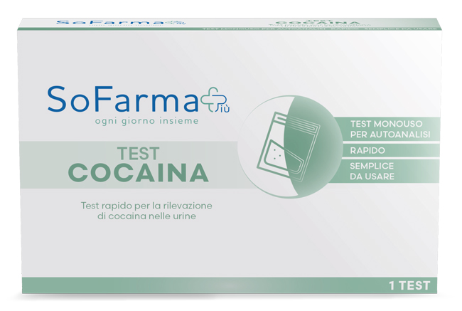 TEST AUTODIAGNOSTICO RAPIDO COCAINA SOFARMAPIU' - Farmacia De Pasquale