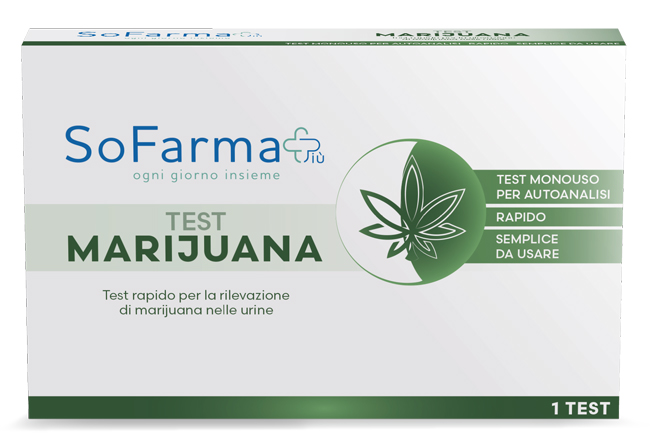 TEST AUTODIAGNOSTICO RAPIDO MARIJUANA SOFARMAPIU' - Farmacia De Pasquale